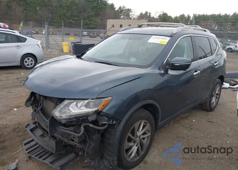 2014 Nissan Rogue Sl z USA, uszkodzony, nr VIN 5N1AT2MV5EC824509